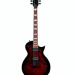 Avis & Test de la guitare ESP LTD EC-256 QM Black Cherry SB