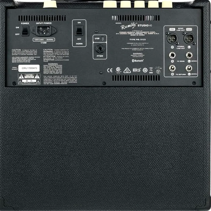 Avis & Test du combo pour basse Fender Rumble Studio 40