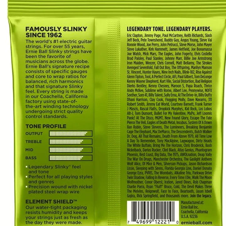 Avis, Test : Ernie Ball 2221