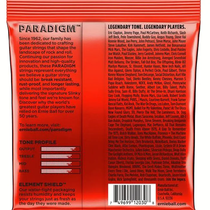 Avis, Test : Ernie Ball Paradigm STHB 7 String 10-62
