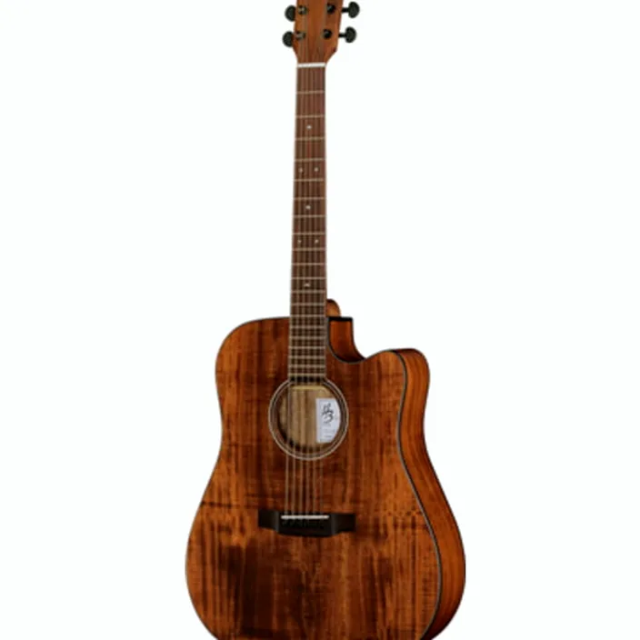 Guitare acoustique Harley Benton CLD-15CE Koa Exotic