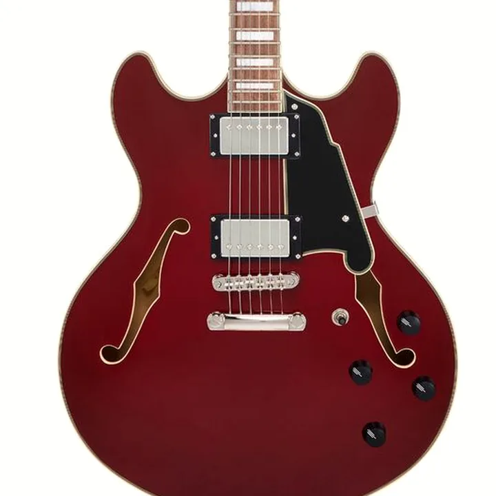 Avis, Test Guitare DAngelico Premier DC Burnt Red