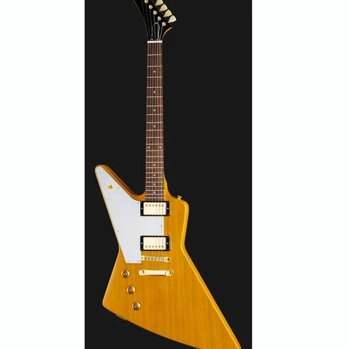 Avis & Test Guitare électrique Epiphone Korina Explorer Aged Nat. LH