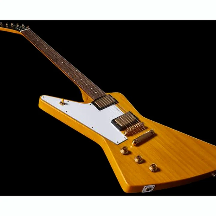 Avis & Test Guitare électrique Epiphone Korina Explorer Aged Nat. LH