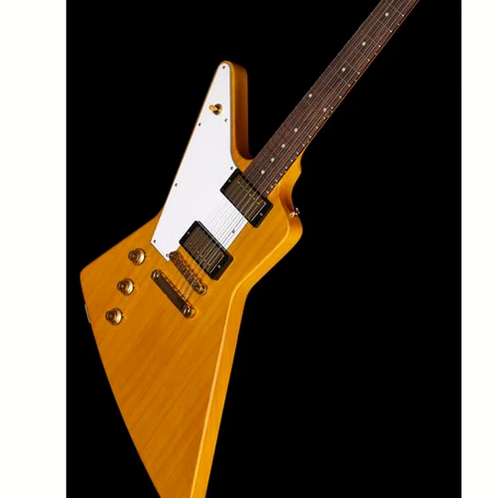 Avis & Test Guitare électrique Epiphone Korina Explorer Aged Nat. LH