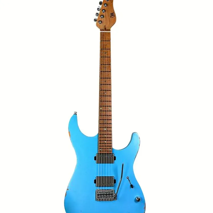 Avis, Test Guitare Mayones Guitars Aquila Aged V24 S 6 DB