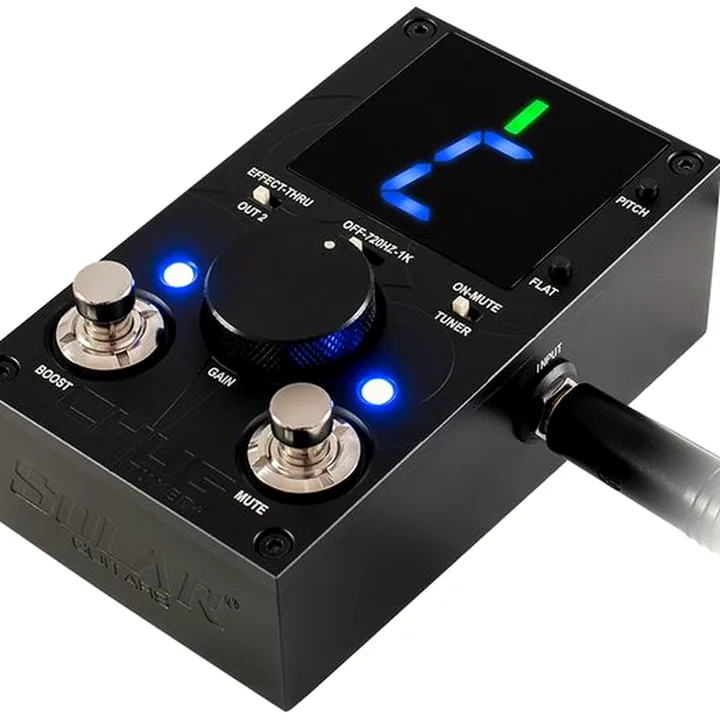 Avis, Test Solar Guitars Chug Tuner+ Booster