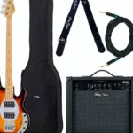 Basse électrique Harley Benton MM-84A SB Deluxe Series Bundle , Avis, Test & Comparatif