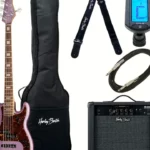Basse électrique Harley Benton MV-5PJ Burgundy Mist Set , Test, Avis