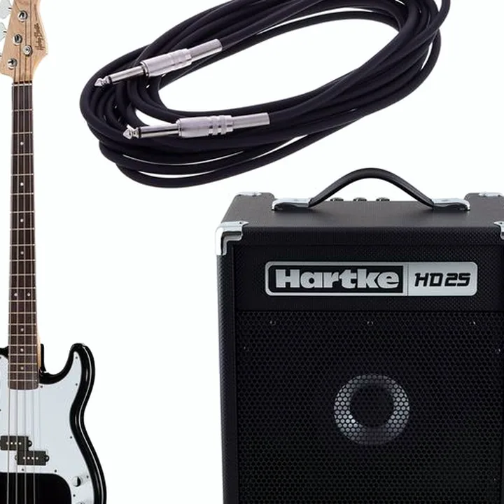 Basse électrique Harley Benton PB-20 BK Bundle