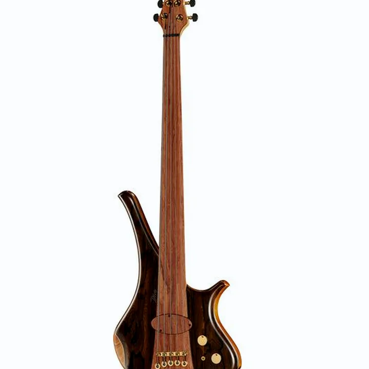 Basse électrique Marleaux Diva 5 Ziricote Bubinga