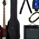 Basse Harley Benton MV-5PJ LH Black Set / Comparatif, Test et Avis