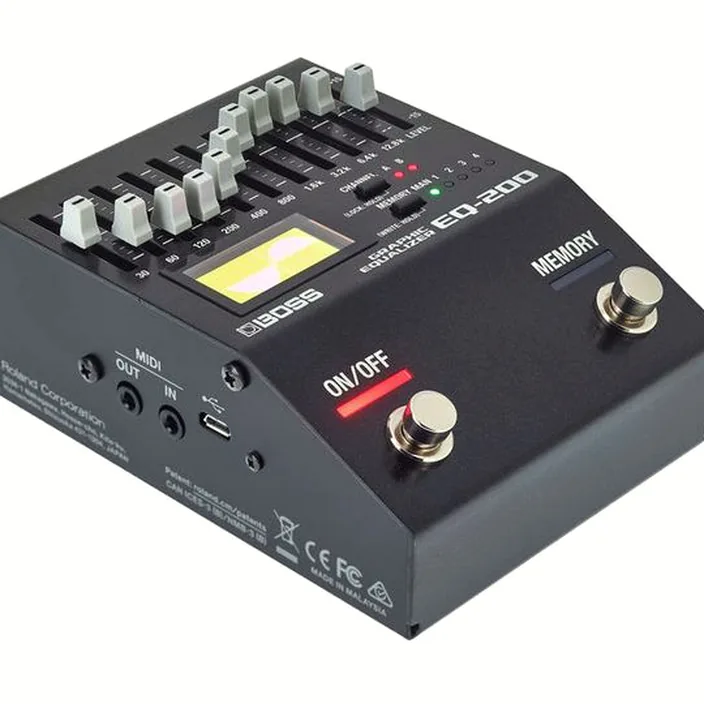 Boss EQ-200 Graphic Eq Test, Avis, Comparatif