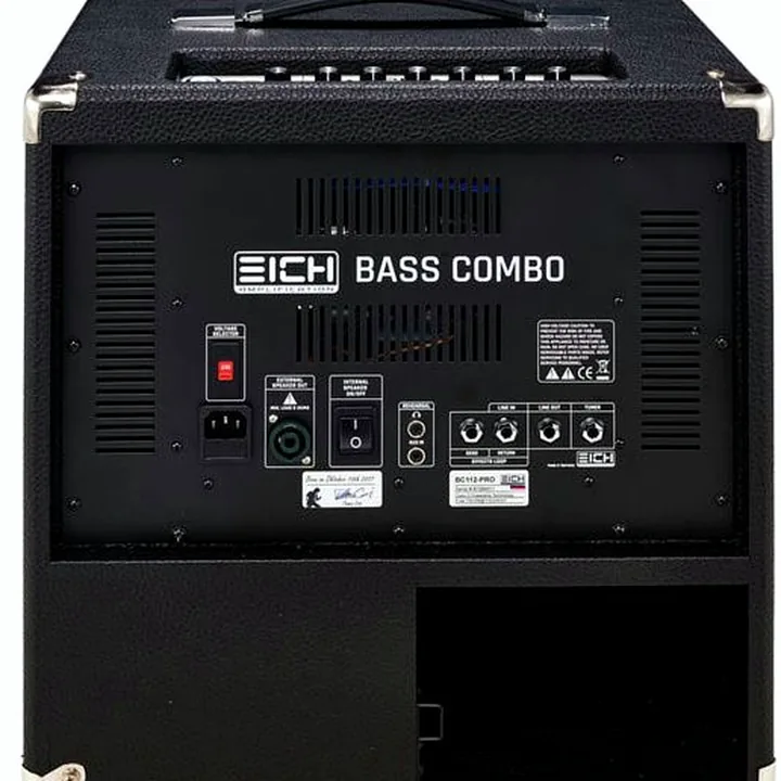 Combo pour basse électrique Eich Amplification BC112Pro Bass Combo Avis, Comparatif, Test