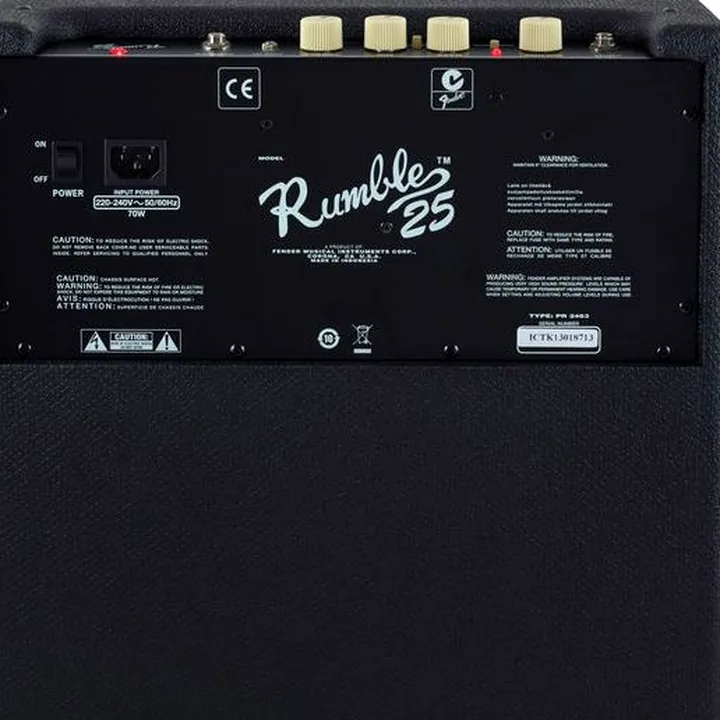 Combo pour basse Fender Rumble 25 Avis & Test