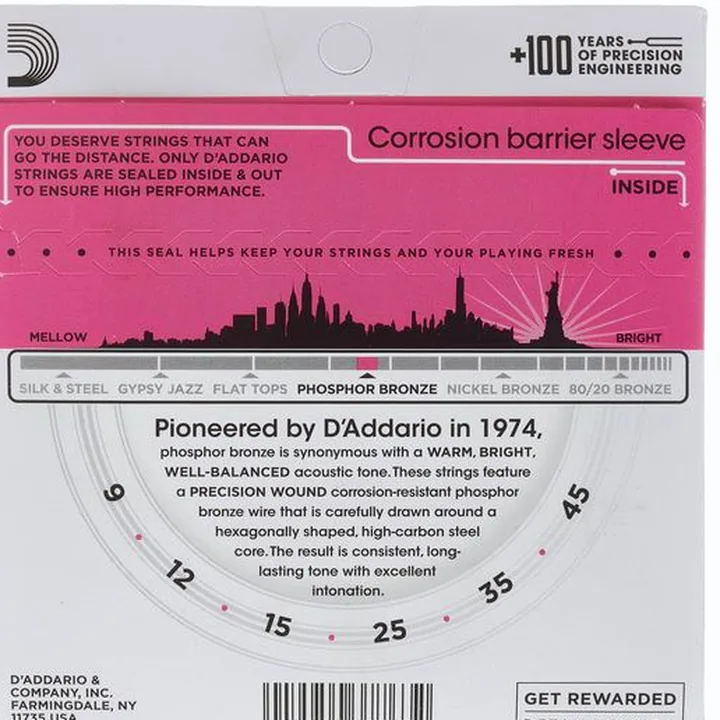 Daddario EJ23 Phosphor Bronze SL : Comparatif, Avis & Test