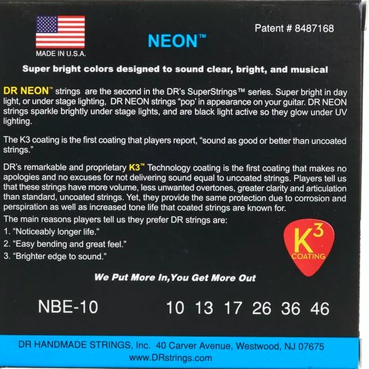 DR Strings Neon Blue NBE-10 – Test, Comparatif et Avis