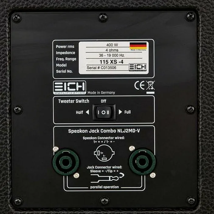 Eich Amplification 115XS-4 Bass Cabinet
