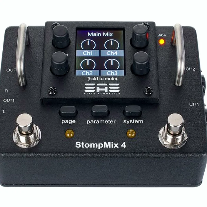 Elite Acoustics Stompmix X4 Pedal Mixer