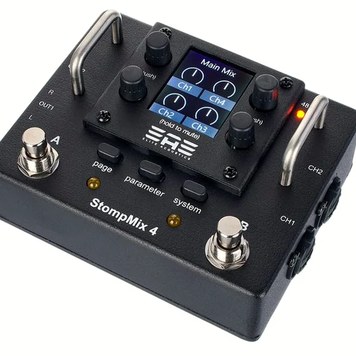 Elite Acoustics Stompmix X4 Pedal Mixer
