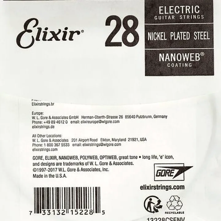 Elixir .028 Electric Guitar – Comparatif, Test & Avis