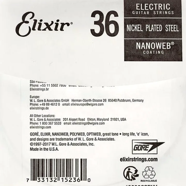 Elixir .036 Electric Guitar – Test & Avis