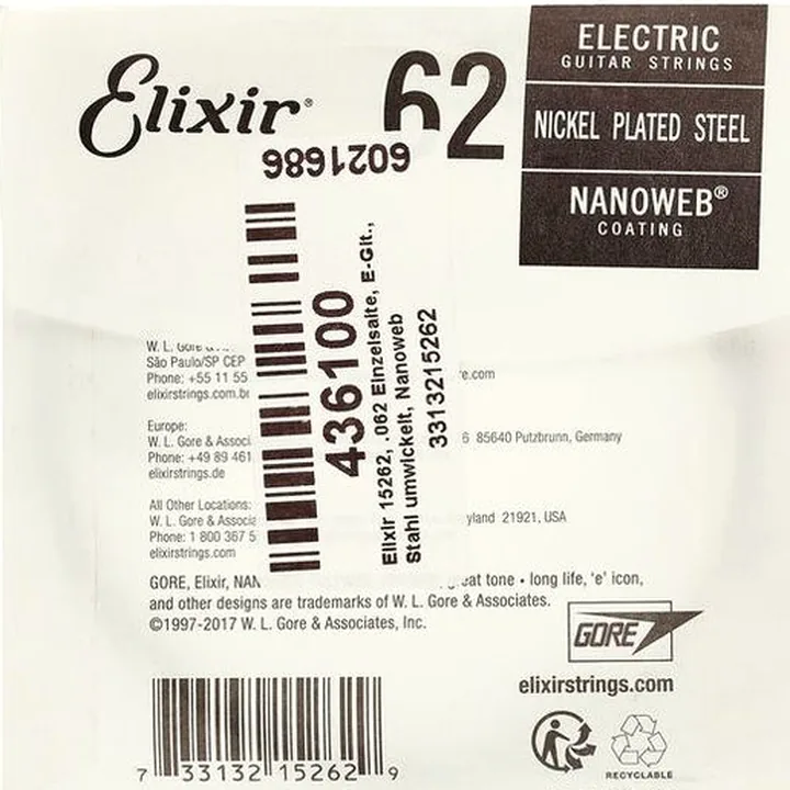 Elixir .062 Electric Guitar Test, Avis, Comparatif