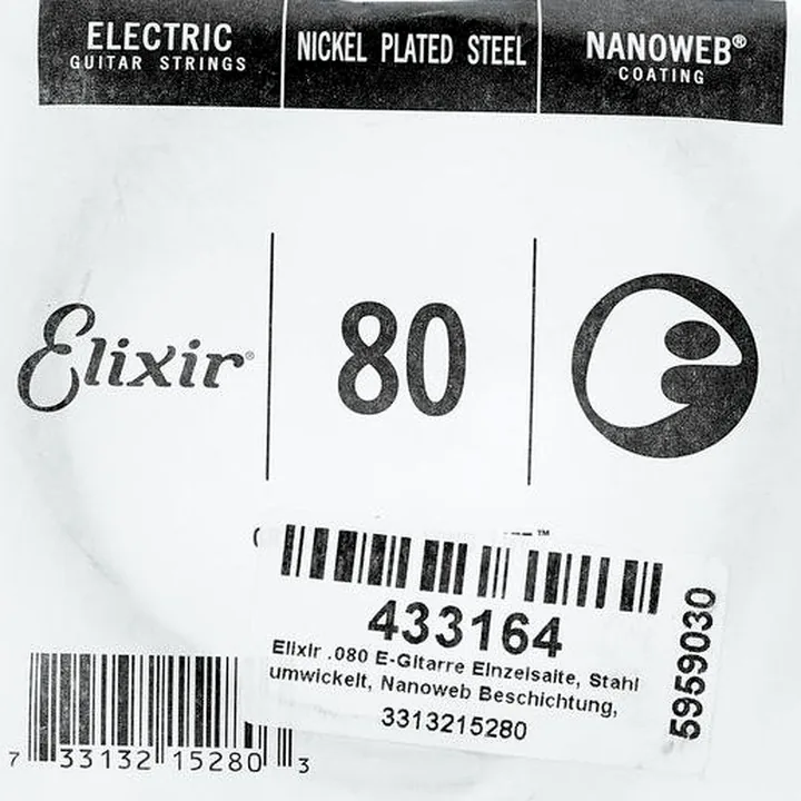 Elixir .080 Electric Guitar String / Comparatif, Test et Avis