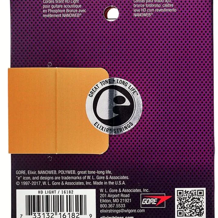 Elixir 16182 Phosphor Bronze HD Light Test, Comparatif, Avis