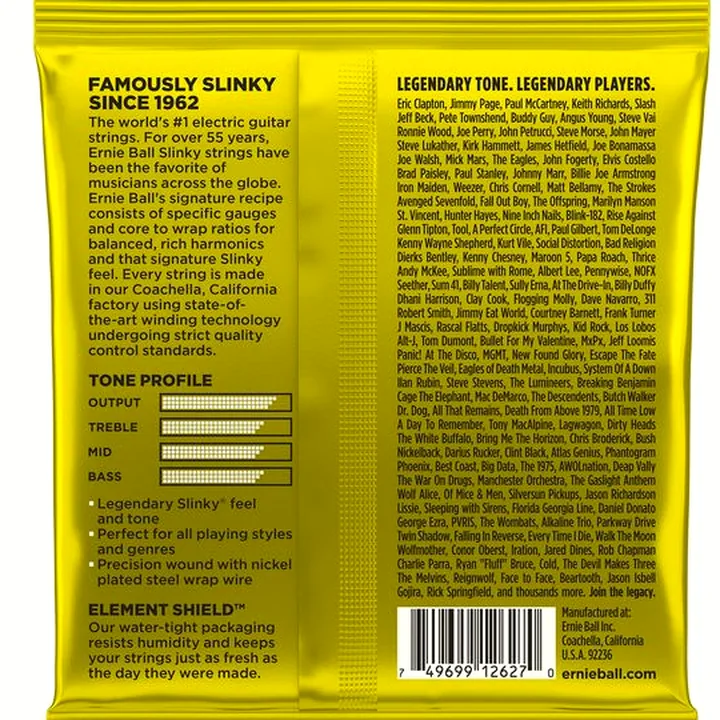Ernie Ball 2627 Beefy Slinky , Comparatif, Avis, Test