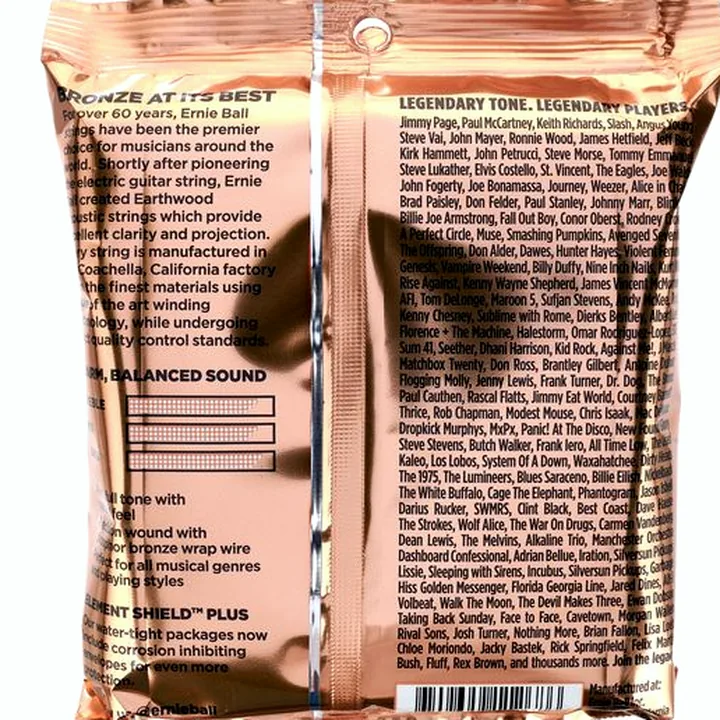 Ernie Ball Earthwood Phosphor Bronze 3550 / Test, Avis & Comparatif