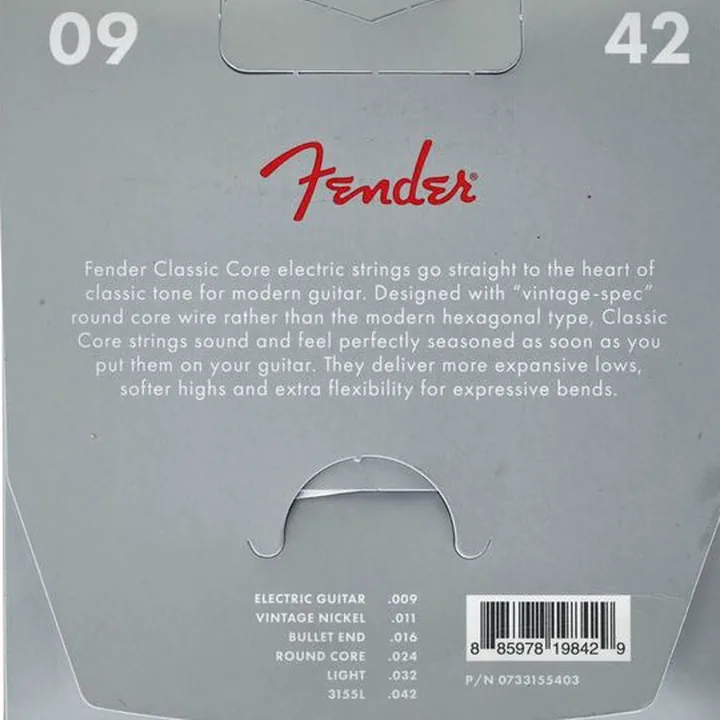 Fender NCKL 155L Classic Core Strings , Avis, Comparatif & Test
