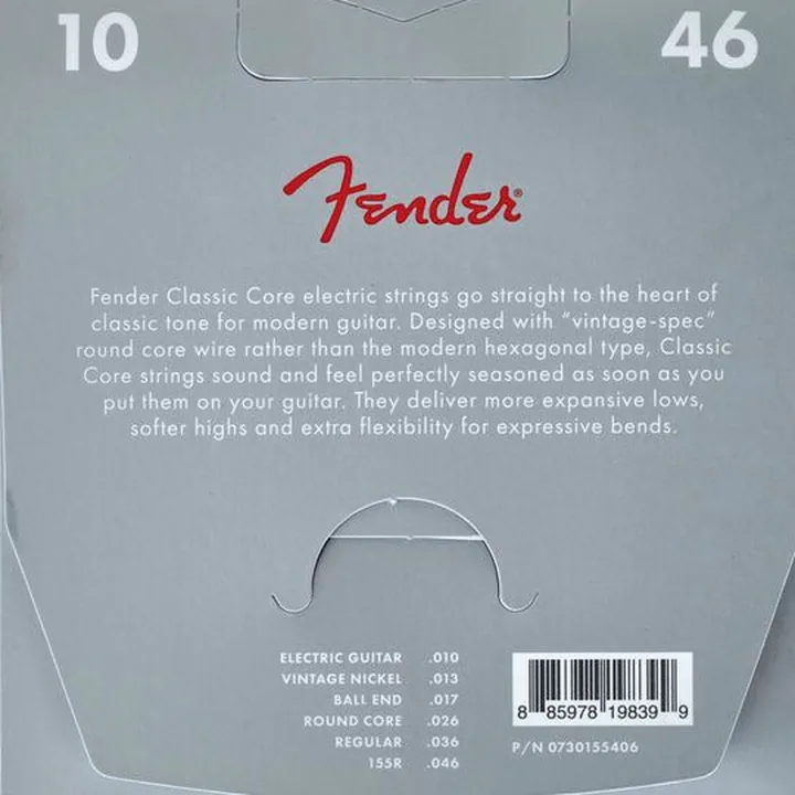 Fender NCKL 155R Classic Core Strings / Test et Avis