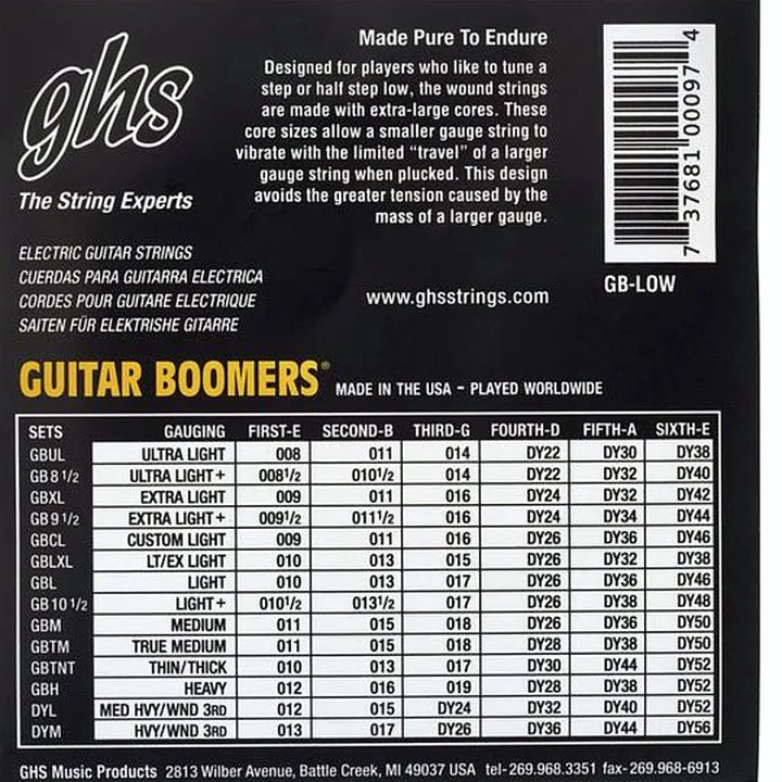 GHS GB-Low Boomers , Test & Avis