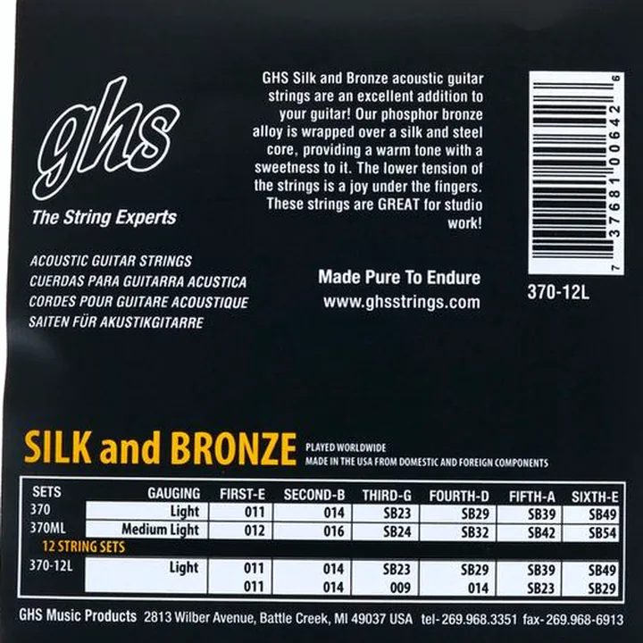 GHS Silk&Bronze 370-12L 011-049 / Test, Avis, Comparatif