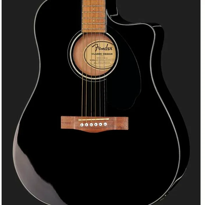 Guitare acoustique Fender CD-60SCE Blk WN Test, Comparatif & Avis