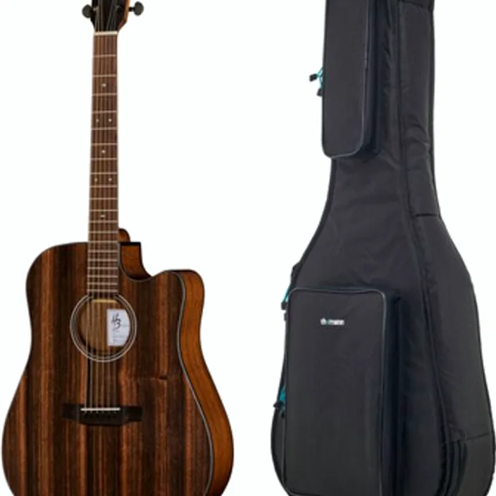 Guitare acoustique Harley Benton CLD-15CE Java Exotic Bundle |