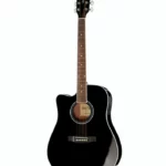 Guitare acoustique Harley Benton D-120CE-LH BK , Avis & Test