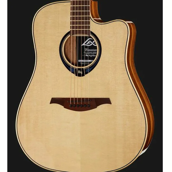 Et Test de la guitare acoustique LAG THV20DCE Tramontane HyVibe