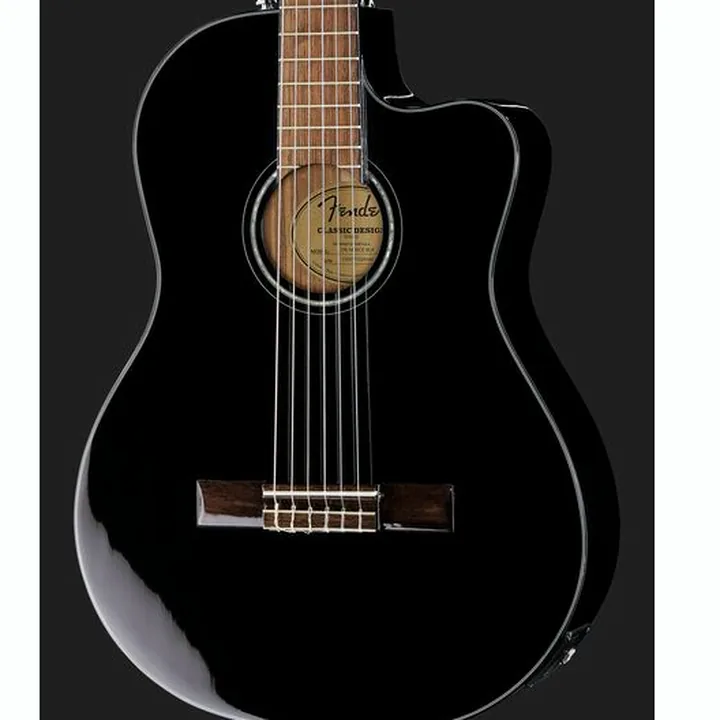 Guitare classique Fender CN-140SCE Thinline Black , Avis, Test et Comparatif