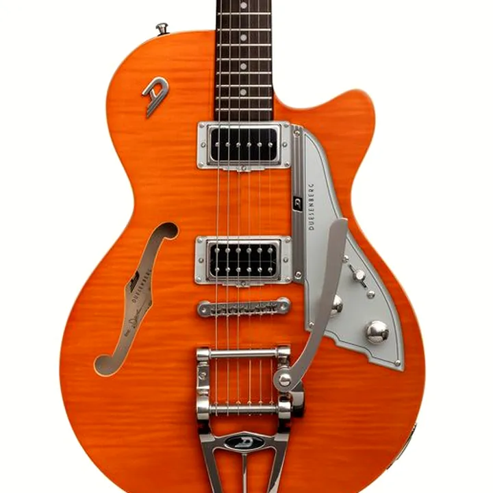 Guitare Duesenberg Starplayer CBR Trans Orange , Test, Avis