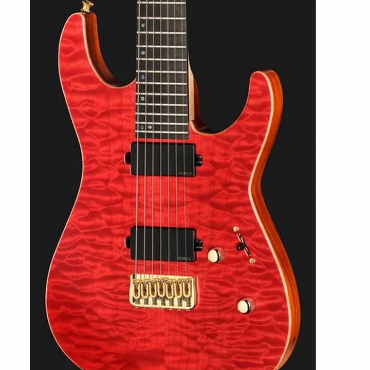 Guitare électrique ESP M7B HT RASPBERRY GH EMG Test, Avis