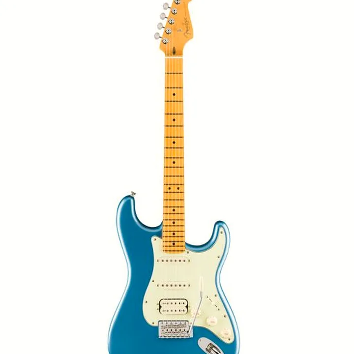 Guitare électrique Fender Am Pro Clsc Strat HSS MN FLPB