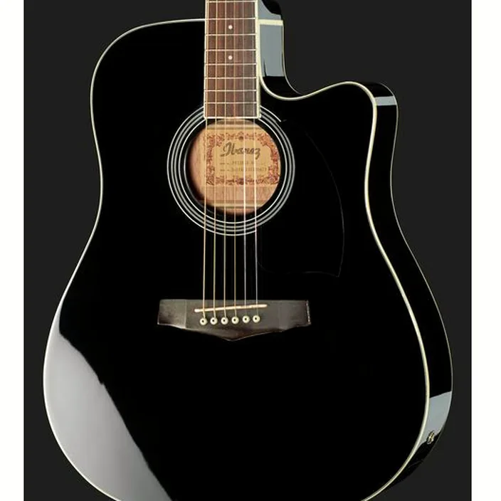 La guitare folk Ibanez PF15ECE-BK : Avis, Test et Comparatif