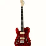 Test & Avis Guitare Harley Benton TE-90QM LH Trans Red