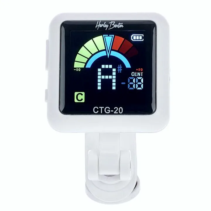 Harley Benton CTG-20 WH USB Clip Tuner , Test, Avis et Comparatif