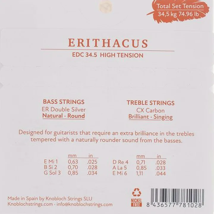 Knobloch Strings Erithacus line EDC34.5 HT / Comparatif, Avis et Test