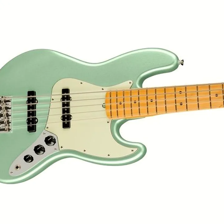 La basse électrique Fender AM Pro II Jazz Bass V MYST SFG : Test, Avis et Comparatif