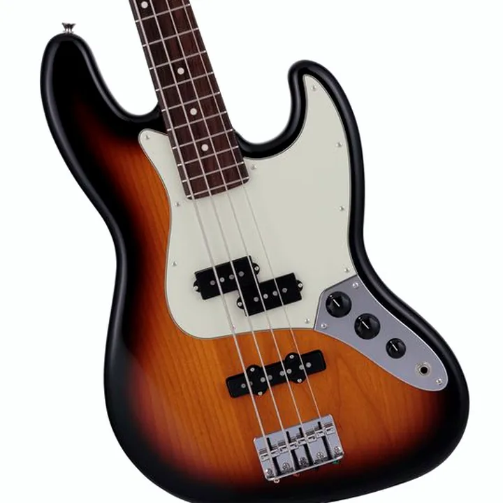 La basse électrique Fender Hybrid II Jazz Bass PJ RW 3TS : Test et Avis