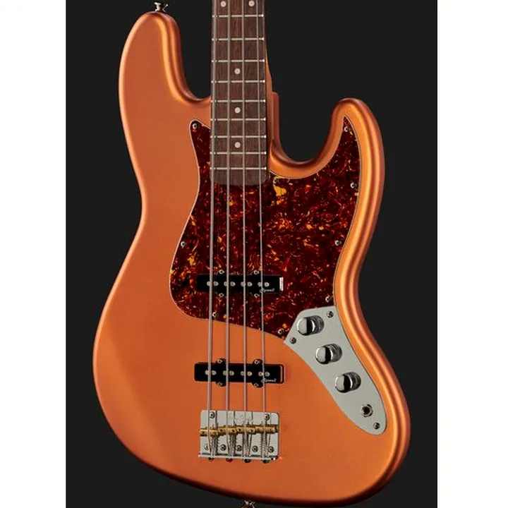 La basse électrique Harley Benton JB-25TH Firemist : Comparatif, Test & Avis